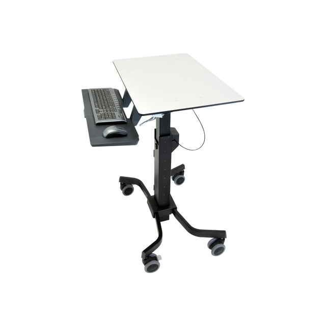Ergotron TeachWell Mobile Digital Workspace - Cart - Patented Constant Force Technology - for notebook / keyboard / mouse - steel, phenolic composite, high-grade plastic - graphite gray