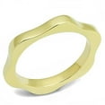thumbnail image 1 of Alamode TK3033-8 Bague en Acier Inoxydable Or IP pour Femmes Sans Pierre - Taille 8, 1 of 1