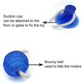 thumbnail image 3 of Juguetes interactivos con ventosa para perros, pelota de TPR con cuerdas elásticas para limpiar los dientes de los perros, masticar y jugar, juguetes para mascotas con premios IQ, suministros para c, 3 of 4