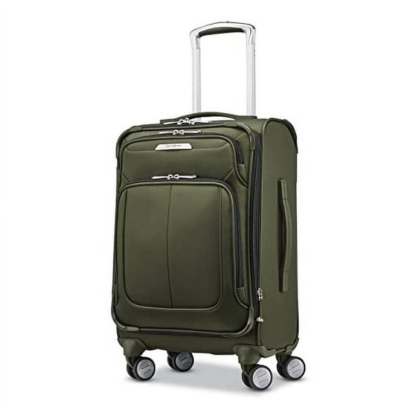 Samsonite Solyte DLX Softside Expandable Luggage with Spinner Wheels, cedar green, carry-On 20-Inch