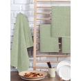 thumbnail image 2 of Sage Green Burlap Texture Hand Towels Set,Waffle Weave Kitchen Towels 3 Pieces,Microfiber Hair Face Bath Tea Towel Absorbent Quick Drying Cleaning Dish Cloths,Farmhouse Vintage Sage Green 15.7"x23.6", 2 of 7
