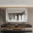 thumbnail image 1 of Bingirl LED Bathroom Mirror: Front and Backlit, Anti-Fog, Dimmable, Smart with Memory Function, 1 of 7