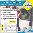 thumbnail image 7 of Yacht  Smith Childrens Ankle Socks, Assorted Colors for Boys and Girls, by SOCKSNBULK, 7 of 7