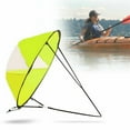 thumbnail image 5 of Kayak Wind Sail, Foldable Downwind Sail with Clear Window Kayak Wind Sail Kayak Accessories for Kayaks, Canoes, Green, 5 of 8