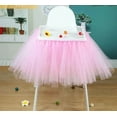 thumbnail image 5 of Tutu Chair Skirt Mesh Chair Skirt Children's Table Chair Skirt Party Decorative Chair Skirt Baby Birthday Party Decoration, 5 of 6