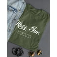 thumbnail image 3 of Retro Slogan Always Have Fun T-Shirt Women -Image by Shutterstock, Female x-Large, 3 of 4