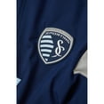thumbnail image 5 of Unisex Live Breathe Futbol Navy Sporting Kansas City Tekker Half-Zip Anorak Jacket, 5 of 5