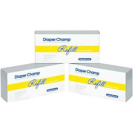 Baby Trend, Diaper Champ Diaper Pail Refill Bags, 3 Pack