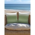 thumbnail image 5 of Outdoor Pillows Waterproof, Dark Sage Green Throw Pillows with Inserts Included, Modern Ombre Abstract Aesthetics Indoor Outdoor Decorative Lumbar Pillow for Bed/Couch/Patio 16"x16", 1Pcs, 5 of 8