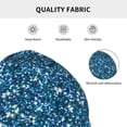 thumbnail image 4 of KLL Blue Glitter Winter Fall Beanie Knit Hats for Men & Women - Warm & Soft Stylish Toboggan Caps for Cold Weather, 4 of 6