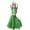 1-Green1175, variant on Girls Belly Dance Co_Stume Stage Performance Party Dancewear Outfits, Sizes 5-7