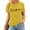 519_Yellow, variant on Texiao Grandma Shirts for Women Shirt Heart Printed Casual Short Sleeve Tee Top