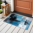thumbnail image 4 of White Blue Black Oil Painting 2x3 Area Rugs for Living Room, Abstract Art Non Slip Floor Mat Washable Low-Profile Indoor Carpet for Bedroom, Dining Room, Bathroom, 4 of 9