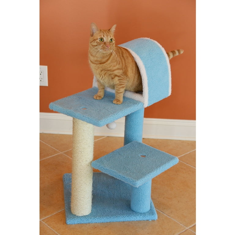 Armarkat Classic Cat Tree Model B2903, 29 inch Sky Blue