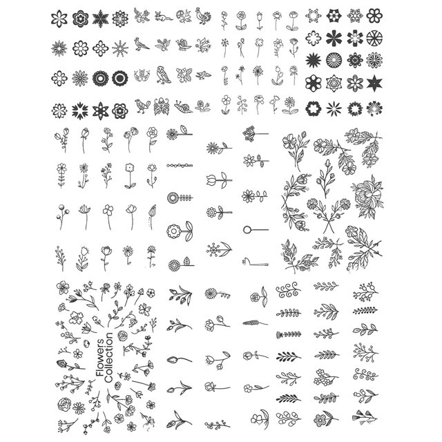 Tatuaje Dedo Pegatinas Mariposa Temporal Impermeable 10PCS