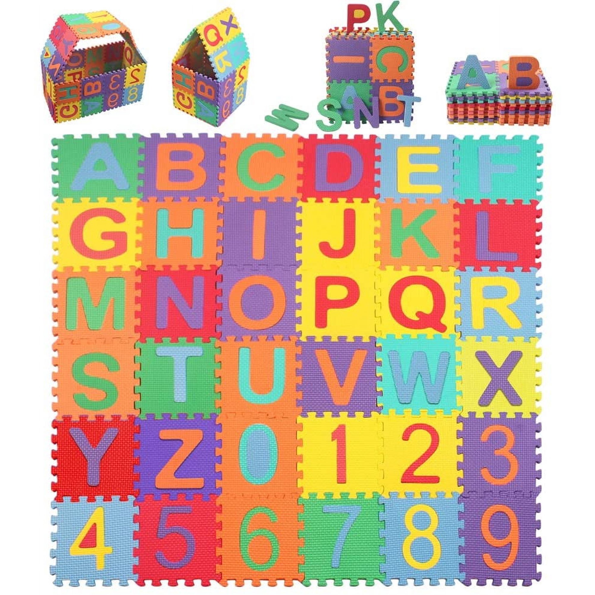 Tapis de Jeu Puzzle (36 pièces) en Mousse Alphabet et Chiffres - Mobilier enfant Tapis de Jeu Puzzle (36 pièces) en Mousse Alphabet et Chiffres - Mobilier enfant