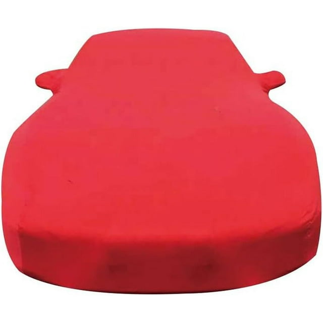LAICAIW Indoor Car Cover Custom Fit Stretch Soft Fabric Compatible with Audi RS 5 4.2 (Red)