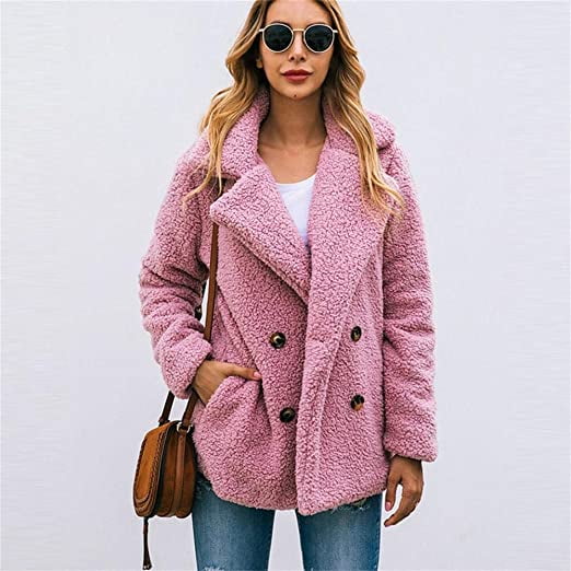 Fuzzy peacoat online
