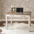 thumbnail image 3 of Steve Silver Bear Creek Rustic Ivory and Honey Multi-Function Table, 3 of 6
