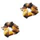 thumbnail image 3 of Minnieouse Titular de cola de caballo patrón escocés accesorios para el cabello anillos para el cabello sombreros femeninos Type6 NO6, 3 of 6