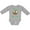 AC-Heather Grey, variant on Inktastic I Am One Smart Cookie Boys or Girls Long Sleeve Baby Bodysuit