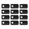 thumbnail image 3 of Colaxi Capuchons de Perche d'Enceinte de Trampoline Housse de Protection Imperméable Robuste Remplacement Réparation Coque de Trampoline Capuchon de Tige pour Maison Jardin Noir 12 Pcs, 3 of 8
