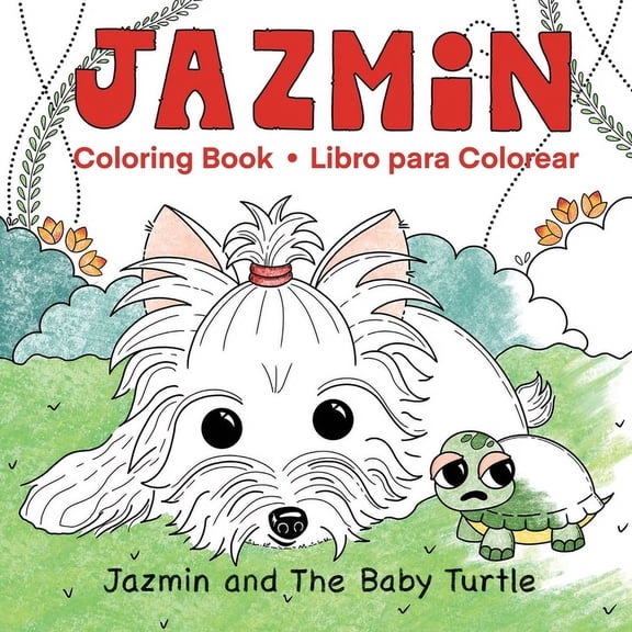 Jazmin the Yorkie Coloring Books Jazmin and The Baby Turtle Coloring Book: Activity Book / Coloring Fun, Book 1, (Paperback)