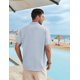 thumbnail image 4 of Camisa De Lino Hombre Caballero Moda Casual Italia, 4 of 8