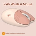 thumbnail image 3 of Wireless Mouse, BT 5.1 & 2.4GHz Dual Mode Silent Ergonomic Mouse, 3 Adjustable DPI, with Auto Sleep Mode, for PC Laptop Tablet, 3 of 7