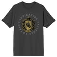 thumbnail image 7 of Harry Potter Hufflepuff Crest and Motto Mens Charcoal Graphic Tee-3X-Large, 7 of 7