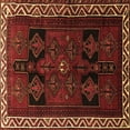 thumbnail image 1 of Ahgly Company Indoor Square Persian Brown Traditional Area Rugs, 4' Square, 1 of 4