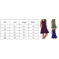 thumbnail image 2 of Uhndy Summer Women's Loose Sleeveless Solid Color Dress, Plus Size Dress, Sleeveless, Pleated Dress for Women,Blue XXL, 2 of 2