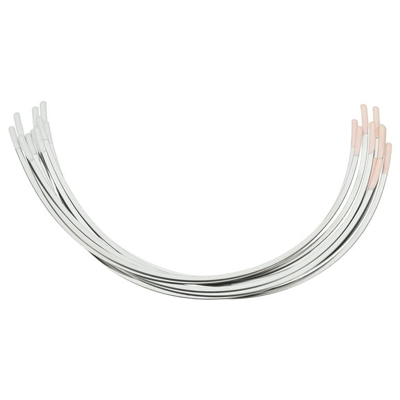 Uxcell 5 Pairs Stainless Steel Underwires for Bra, 8.7 Inch Underwires for Bras Replacement Bra Wires Repair Parts Sewing Supplies Regular Wire Size for B Cup Support, Silver