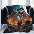 thumbnail image 1 of Manta de franela de Wonder Woman, suave y acogedora manta de felpa para todas las estaciones para niños y niñas, manta ligera y cálida para cama, sofá o viaje, 40 x 30 pulgadas, 1 of 8