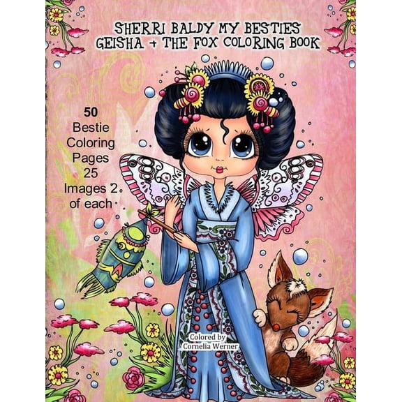 Sherri Baldy My Besties Geisha & the Fox Coloring Book, (Paperback)