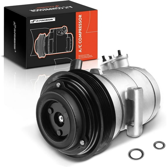 A-Premium Air Conditioner AC Compressor with Clutch Compatible with Chevrolet Sonic 1.4L 2012, CSP15 Compressor