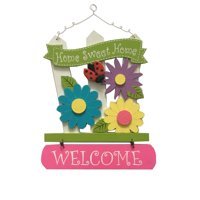 Way To Celebrate Garden with Flowers Wall Hanging