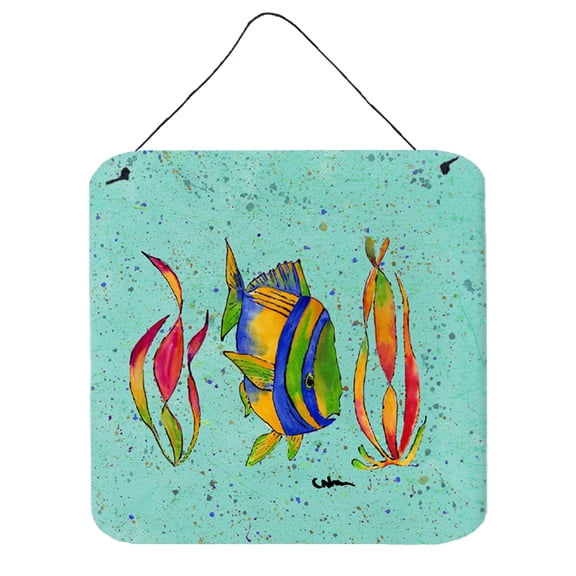 Carolines Treasures 8530DS66 Tropical Fish Wall or Door Hanging Prints 6HX6W multicolor