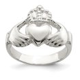 thumbnail image 1 of 925 Sterling Silver Claddagh Ring, 1 of 2