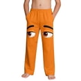thumbnail image 2 of Tween Boys Cartoon Bored Expression Sweatpants Relaxed Fit Straight Leg Bottoms for School Lounge, 4-13Y, 2 of 9
