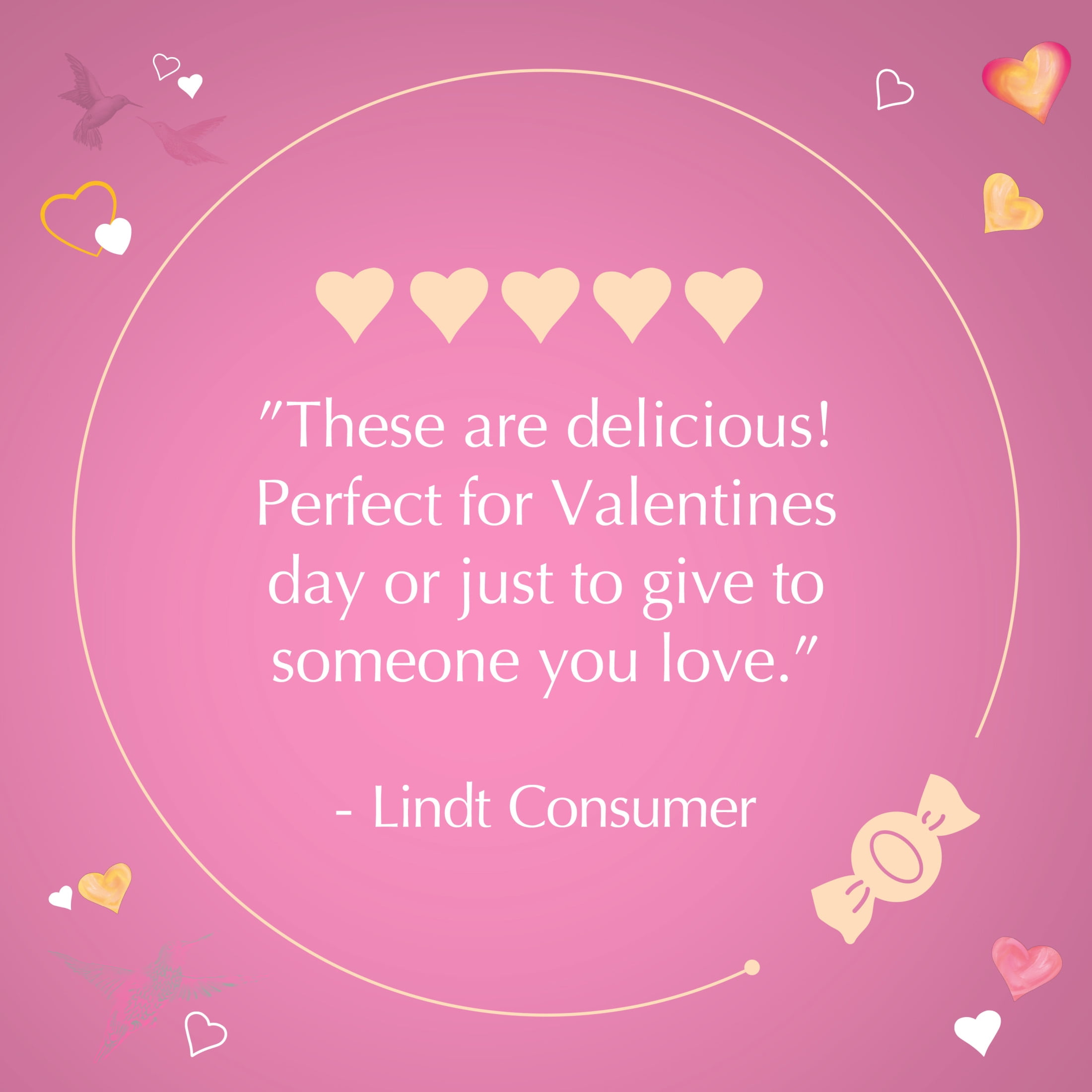 Lindt LINDOR Valentine's Day Strawberries and Cream White Chocolate Candy Truffles, 12.7 oz. Bag