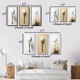 thumbnail image 4 of Designart "Minimalist Golf Tees X" Sports Wall Art Set Of 3 - White Golf Canvas Set For Living Room Decor, 4 of 7