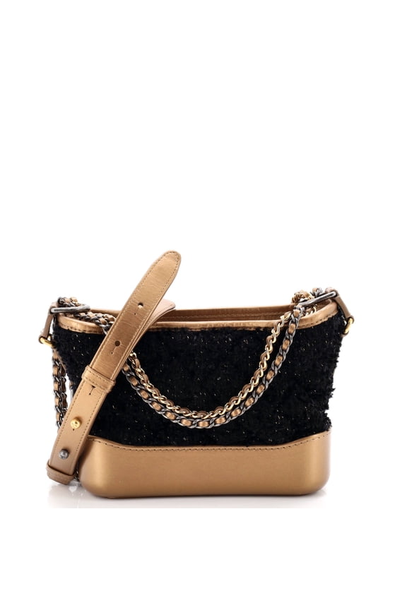 Pre-Owned Gabrielle Hobo Quilted Tweed and Calfskin Small By Rebag