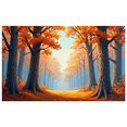 thumbnail image 4 of Autumn Themed Forest Landscape Banner Backdrop Party Decoration Background for Fall Festivals Harvest Celebrations Photography Props and Seasonal Decorations, 4 of 7