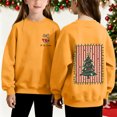 thumbnail image 1 of Cowsor Chandails en Molleton pour Filles Enfants Mignon Graphique Col Rond Chandail Tops Xmas Manches Longues Chemises de Vacances, 1 of 7