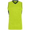 thumbnail image 3 of Augusta Sportswear S Boys BLOCK OUT JERSEY Lime/Slate 1713, 3 of 6