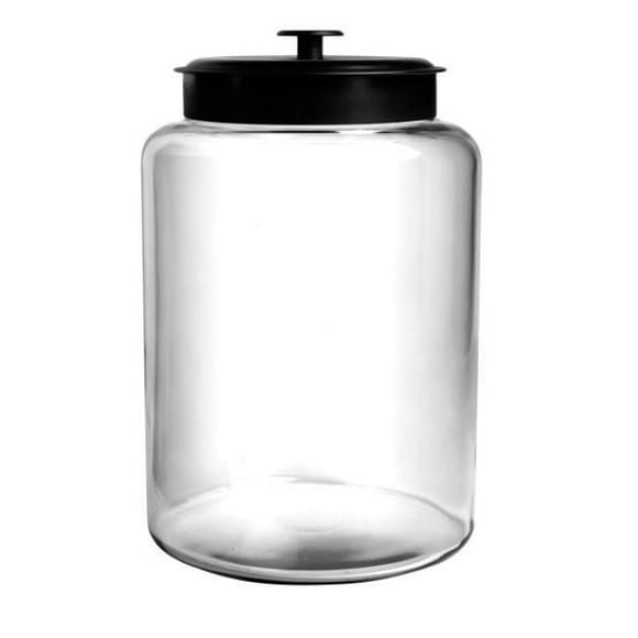 POT MONTANA AVEC COUV EN MÉTAL NOIR Anchor Hocking de 2,5 gal
