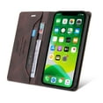 thumbnail image 4 of Nalacover Wallet Case for iPhone 14 with RFID Blocking Skin-Friendly PU Leather Flip Cover, Business Soft Silicone Shockproof Card Slots Holder Magnetic Closure Kickstand Case for iPhone 14,Brown, 4 of 9