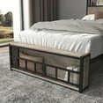 thumbnail image 5 of Twin Bed Frame with Headboard - RGB LED Light & Charging Station, Solid, Noise-Free, No Box Spring Needed, Easy Assembly, 5 of 5