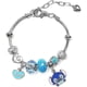 thumbnail image 1 of Stitch Charm Bracelet, Inspiration Stitch Charms Womens Snake Chain Jewelry Birthday Gifts, 1 of 5